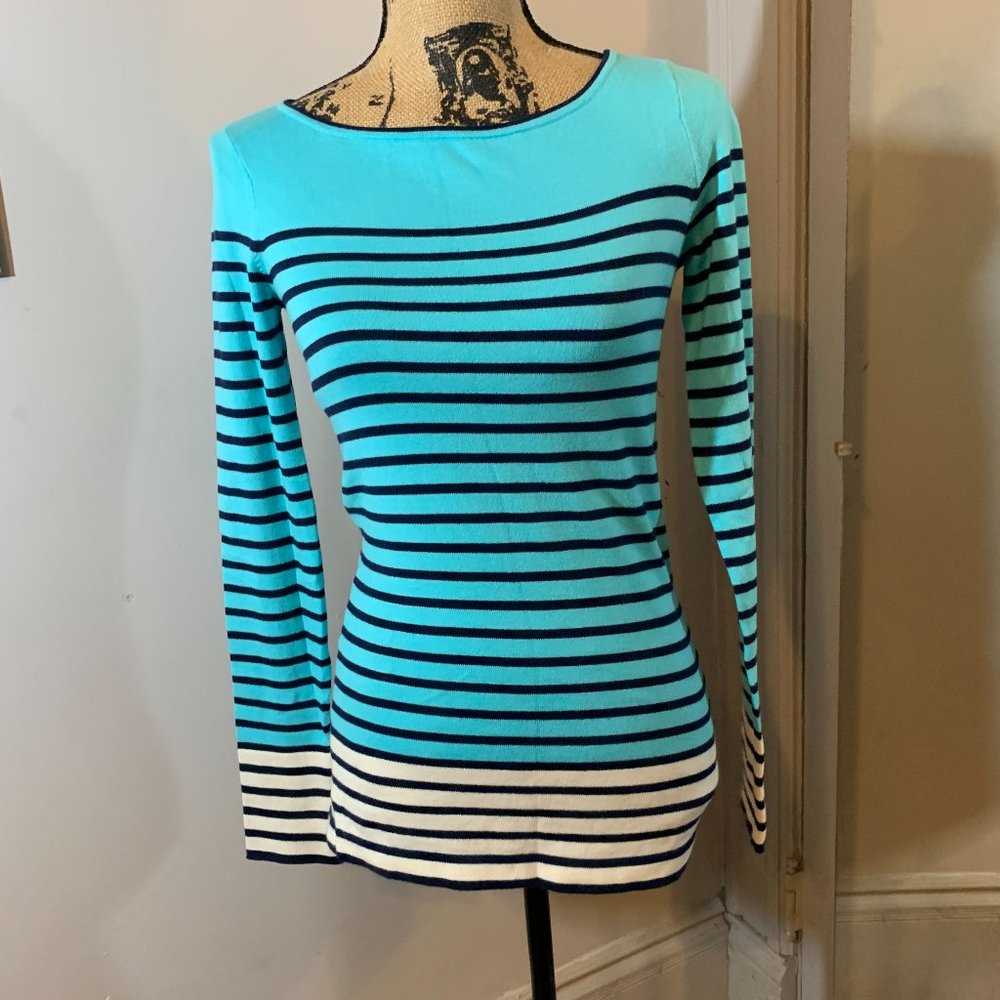 Lilly Pulitzer Maria Boatneck Striped Sweater - Picture 2 of 8